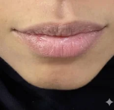 قبل حقن الفيلر في مجمع أيار السابع الطبي جازان